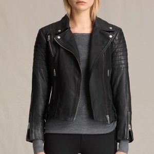 All Saints Papin Leather Biker Jacket